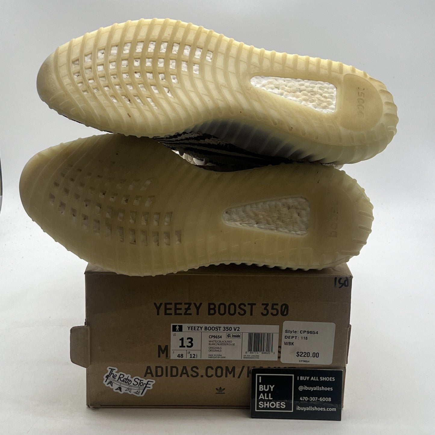 Size 13 - adidas Yeezy Boost 350 V2 Low Zebra (CP9654)