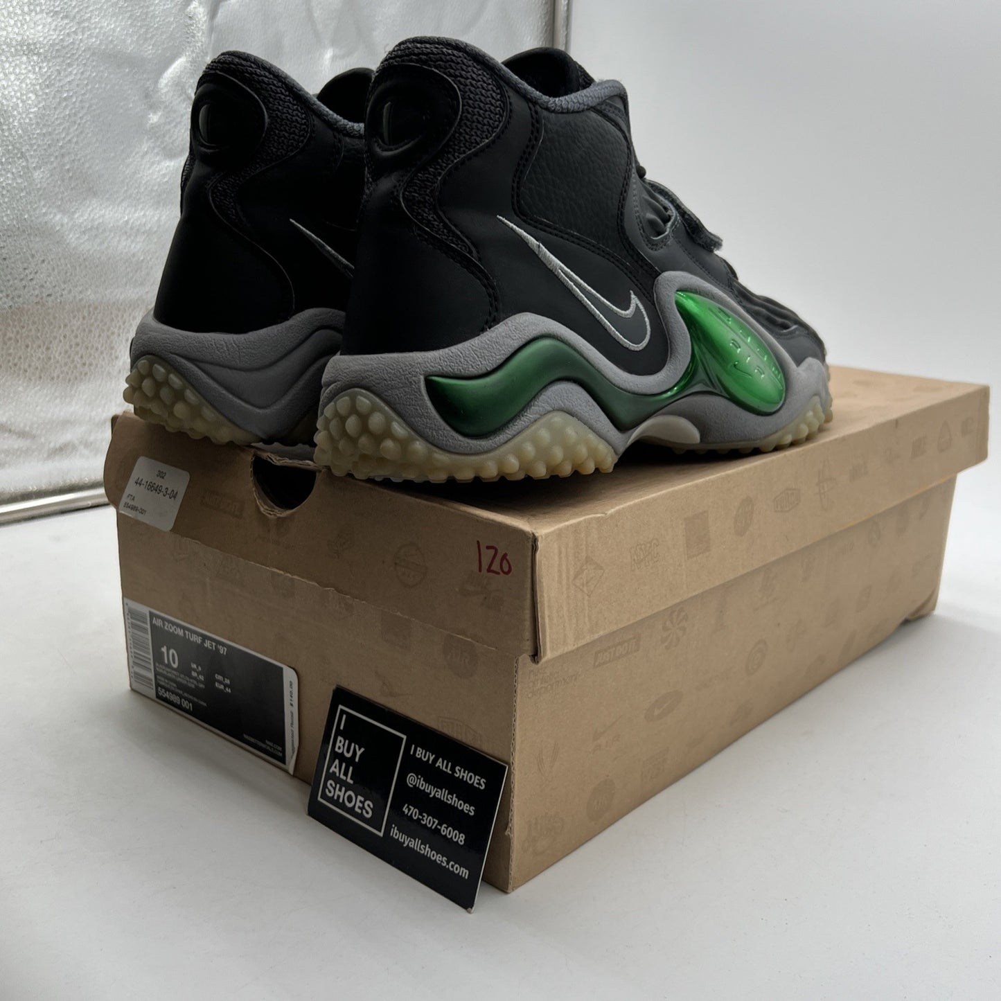 Size 10 - Nike Air Zoom Turf Jet 97 Packers 2013 (554989-001)