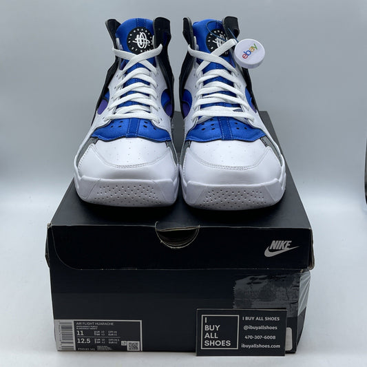 Size 11 - Nike Air Flight Huarache White Varsity Purple Suede (FD0183-101)