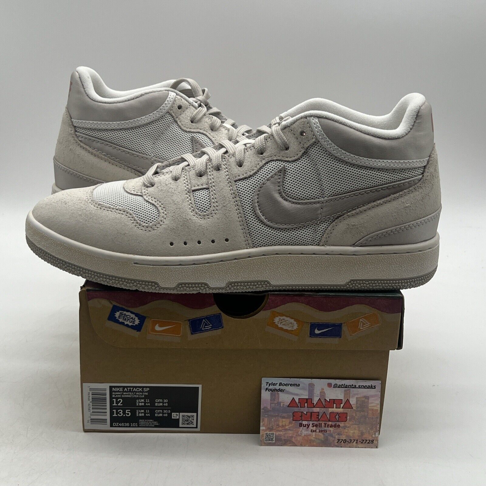 Size 12 - Nike Social Status x Mac Attack SP Silver Linings (DZ4636-101)