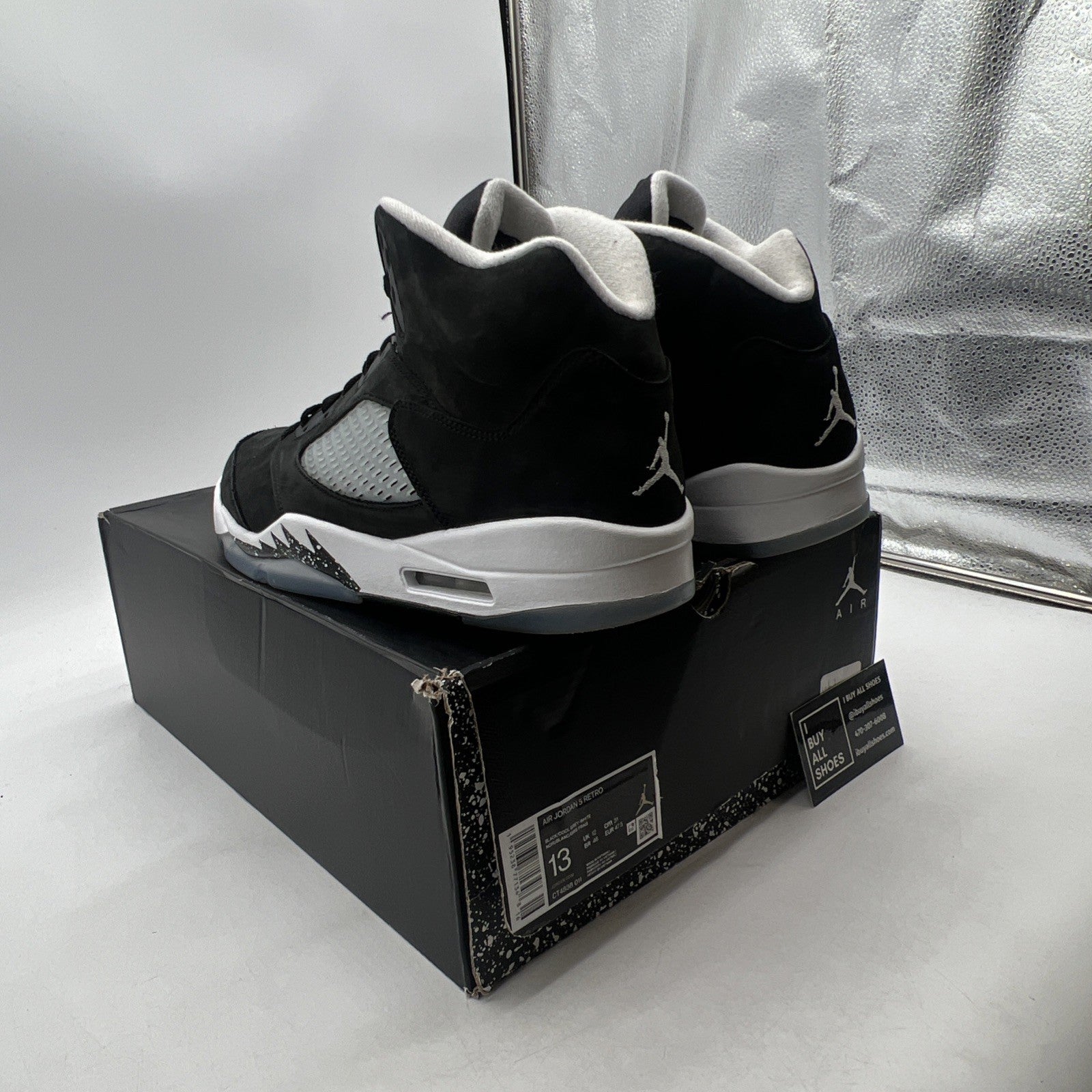Size 13 - Air Jordan 5 Retro Mid Oreo (CT4838-011)
