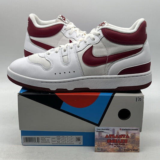 Size 10.5 - Nike Mac Attack QS SP Red Crush White Red Leather (FB8938-100)