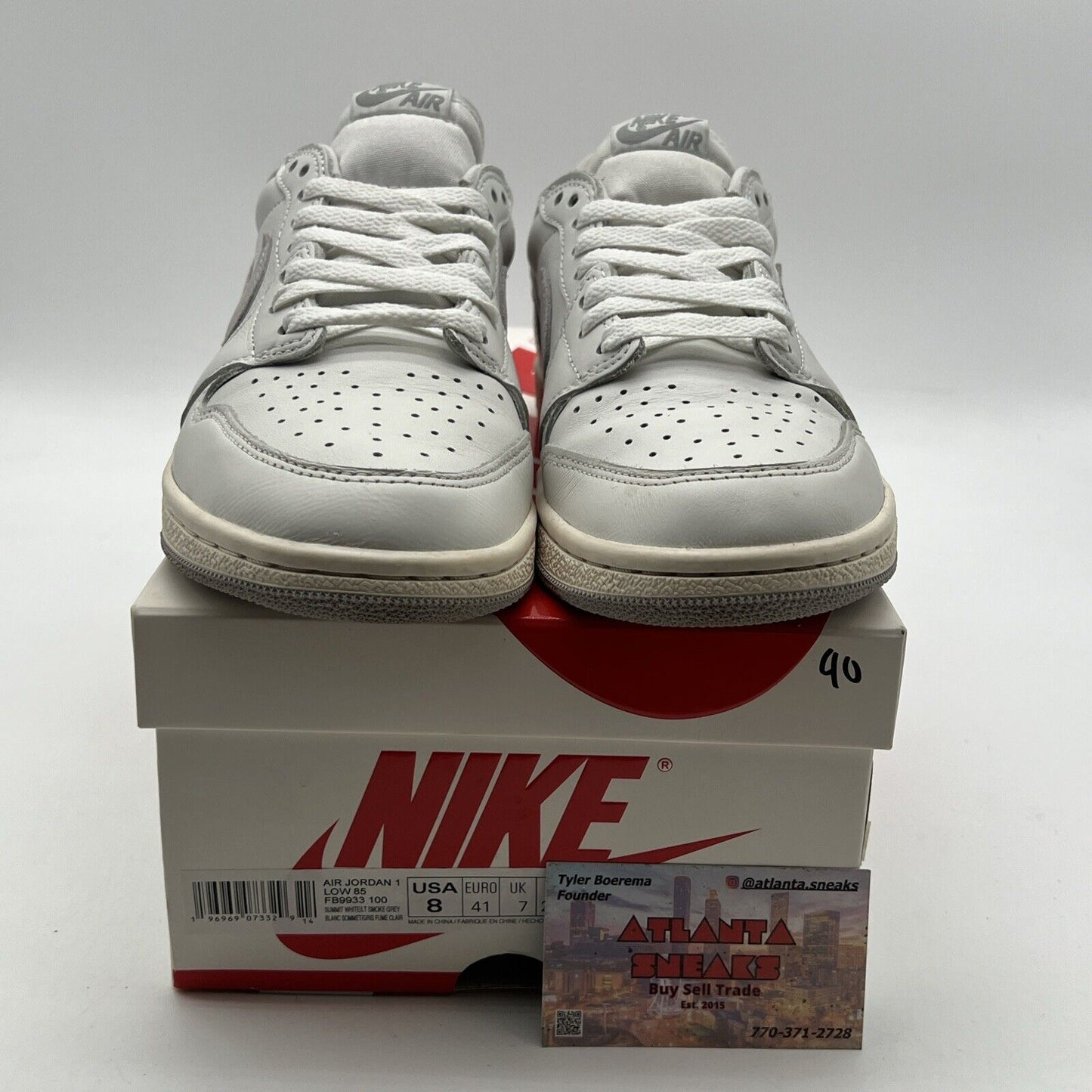 Size 8 - Air Jordan 1 Retro '85 OG Low Neutral Grey (FB9933-100)