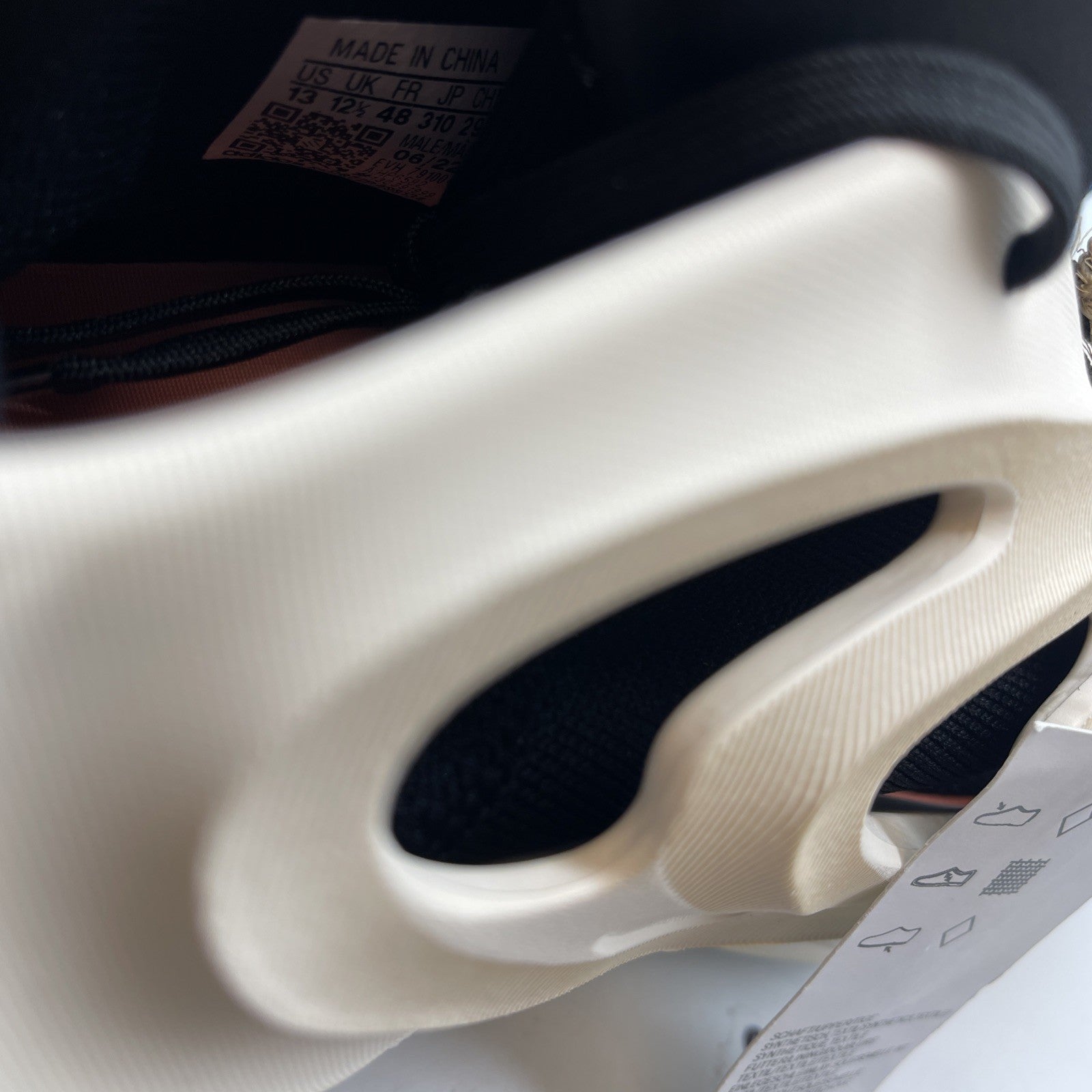 Size 13 - Adidas adiFOM Q Wonder White Black (HP6582)