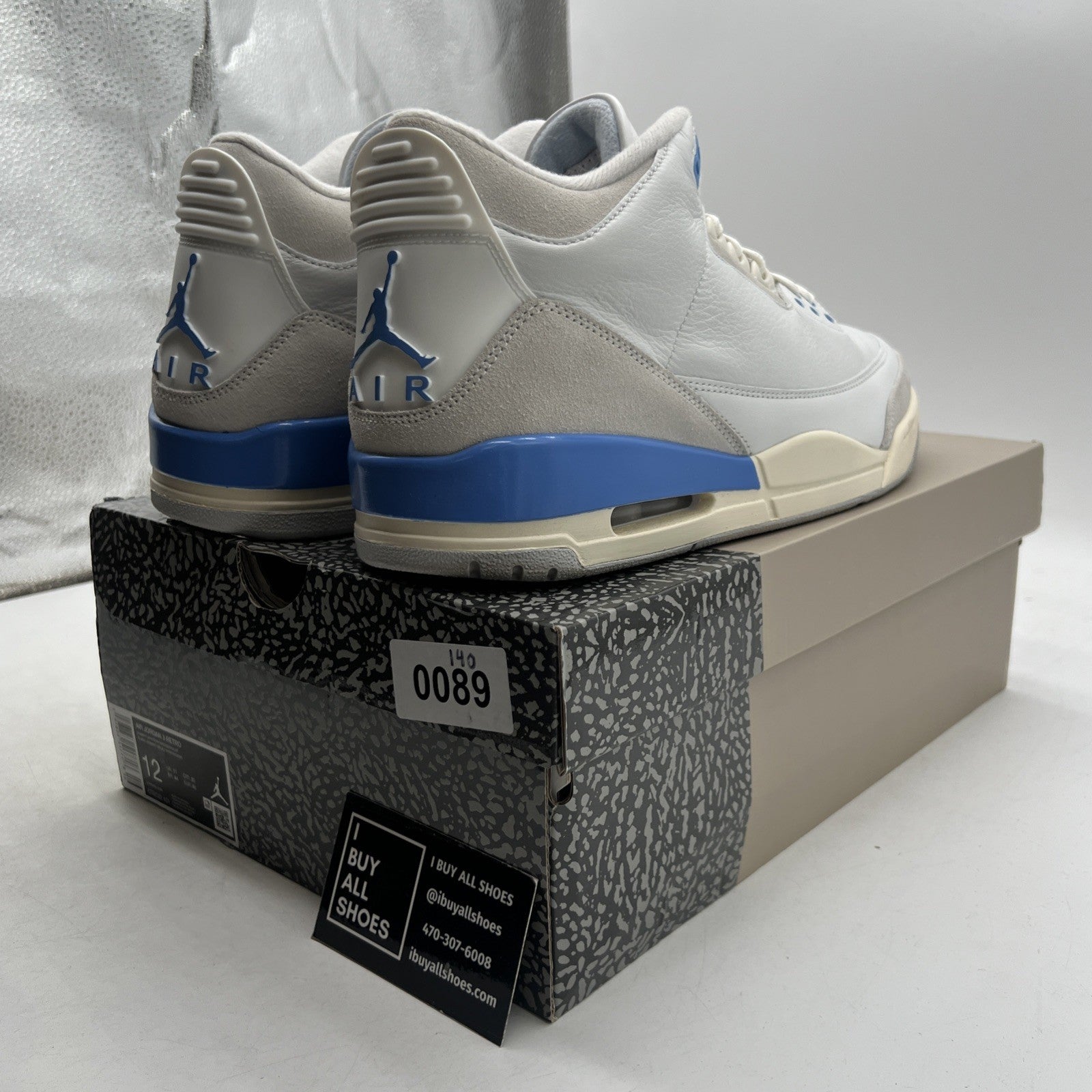 Size 12 - Air Jordan 3 Retro Lucky Shorts (CT8532-101)