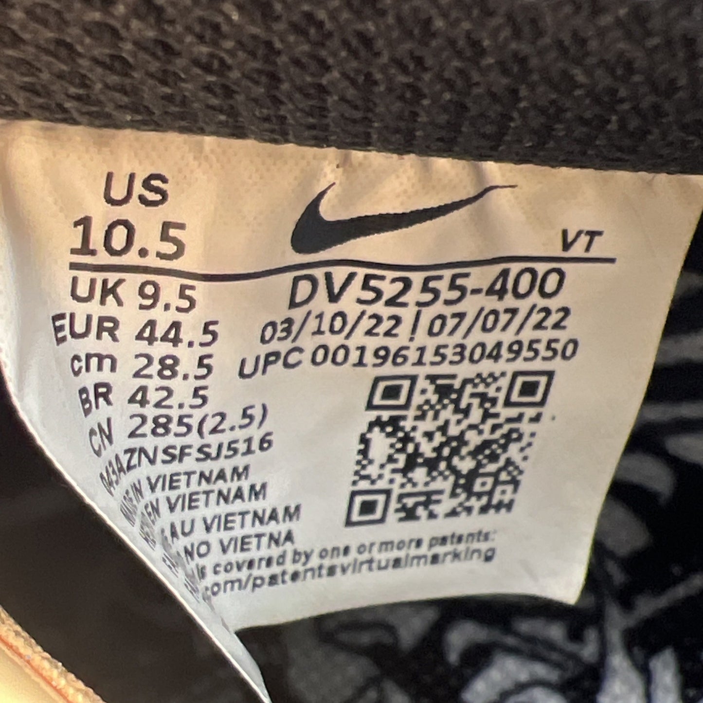 Size 10.5 - Nike Undefeated x Air Force 1 Low Total Orange (DV5255-400)