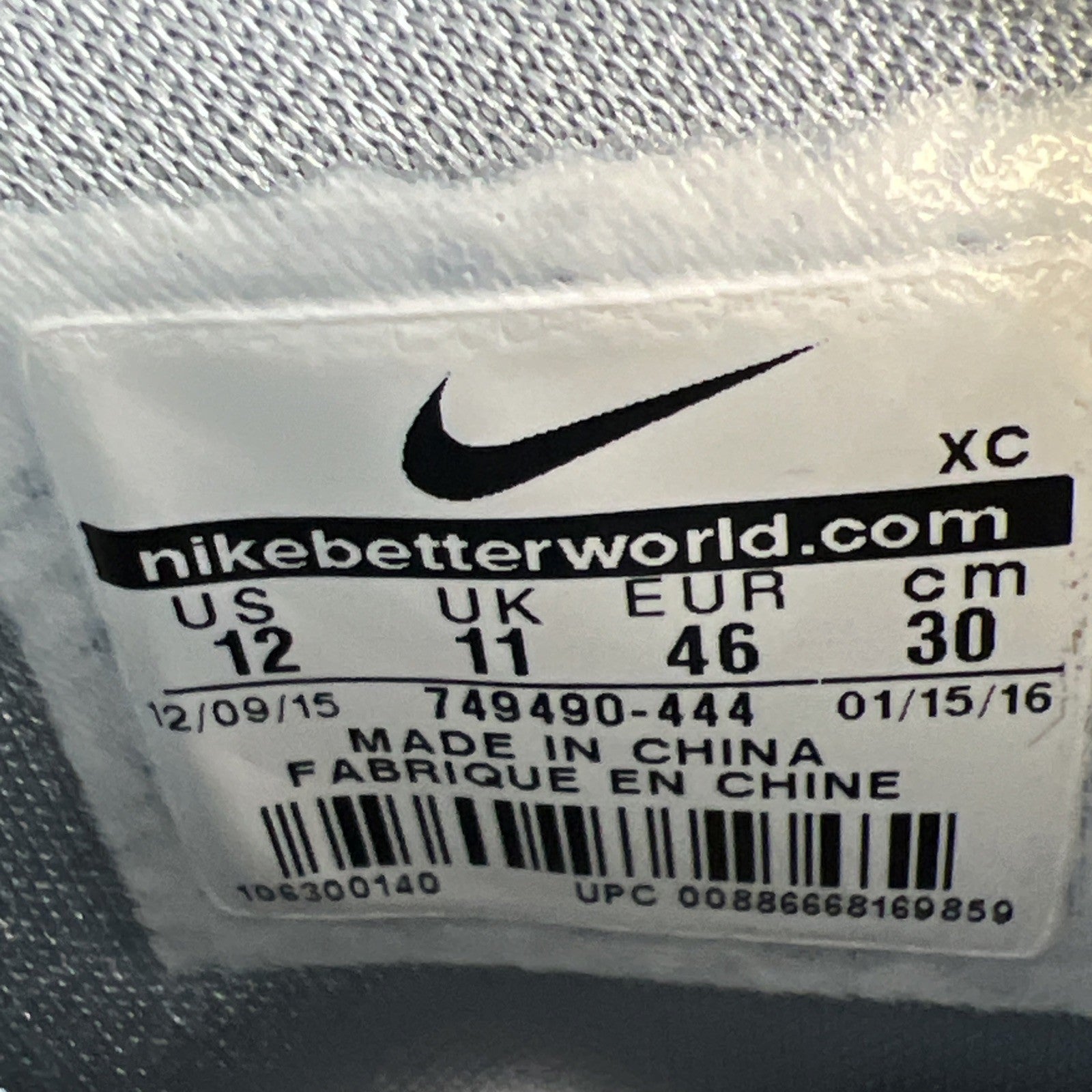 Size 12 - Nike LeBron Soldier 9 PRM Blue Grey (749490-444)
