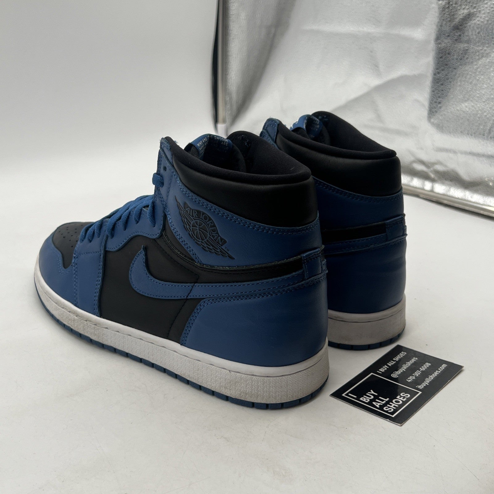 Size 10.5 - Air Jordan 1 Retro OG High Dark Marina Blue (555088-404)