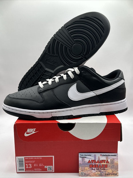 Size 13 - Nike Dunk Low Black Panda