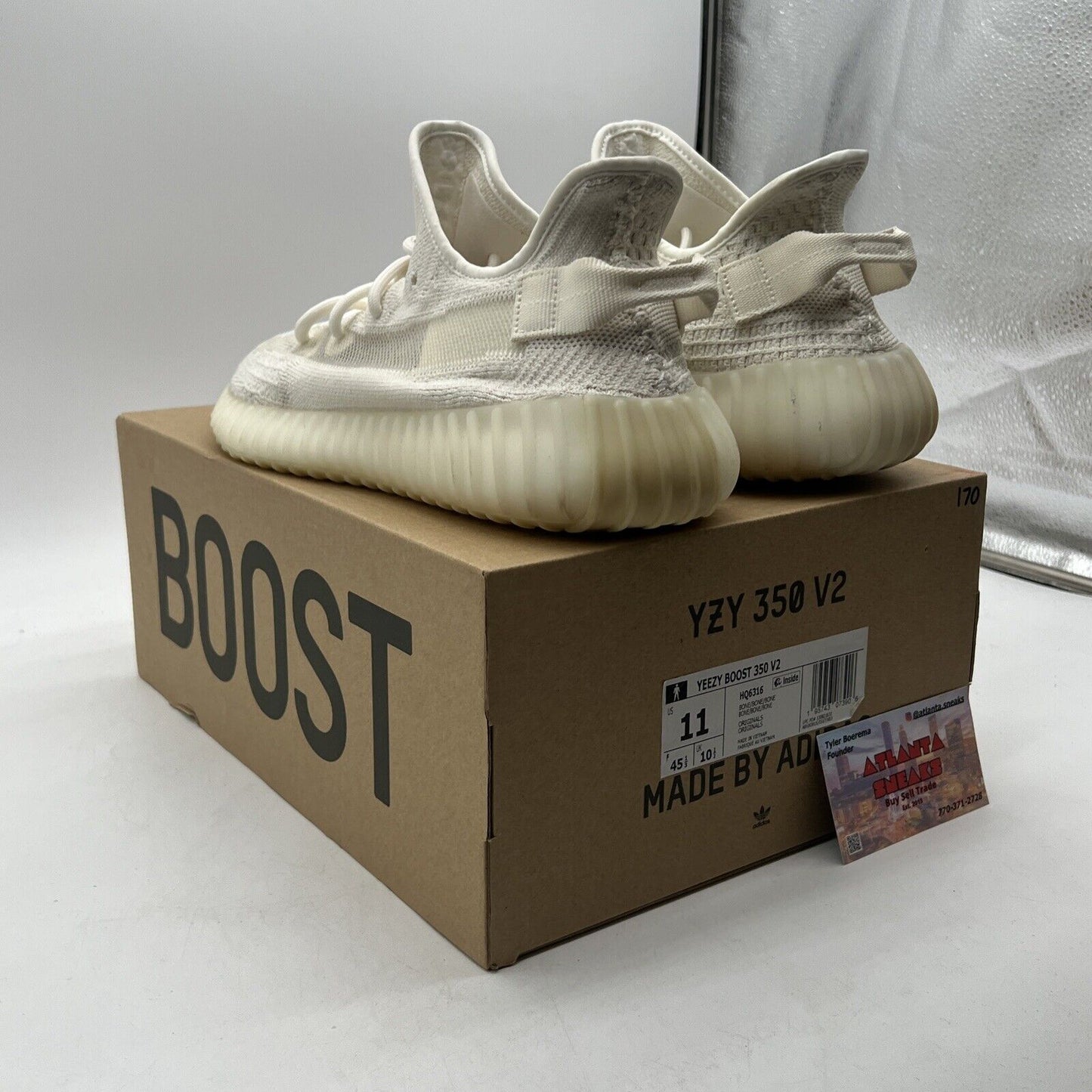 Size 11 - adidas Yeezy Boost 350 V2 Low Bone (HQ6316)