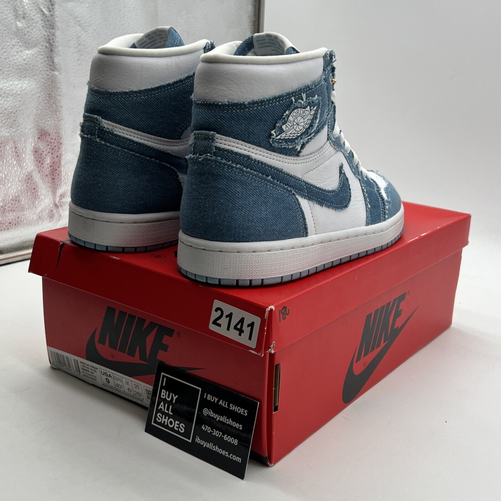 Size 9 - Air Jordan 1 High OG Denim 2022 (DM9036-104)