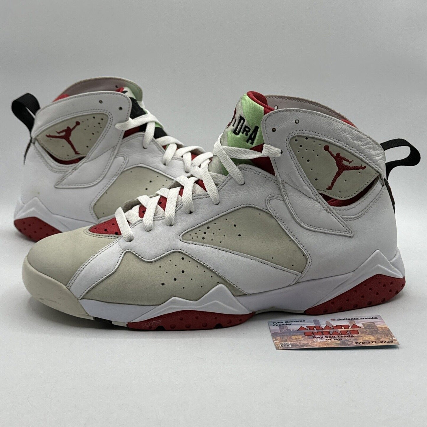 Size 12 - Jordan 7 Retro Hare 2015 White Grey Suede Red Bugs Bunny Classics