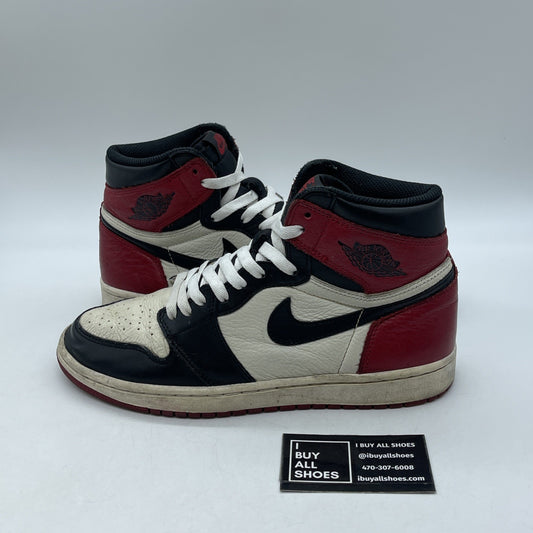 Size 8.5 - Jordan 1 Retro OG High Bred Toe Black Red Leather (555088-610)