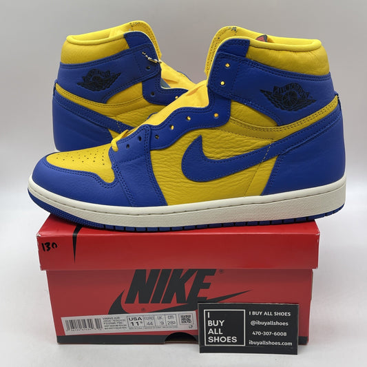 Size 11.5 - Air Jordan 1 High OG Reverse Laney 2023 Blue Yellow (FD2596-700)