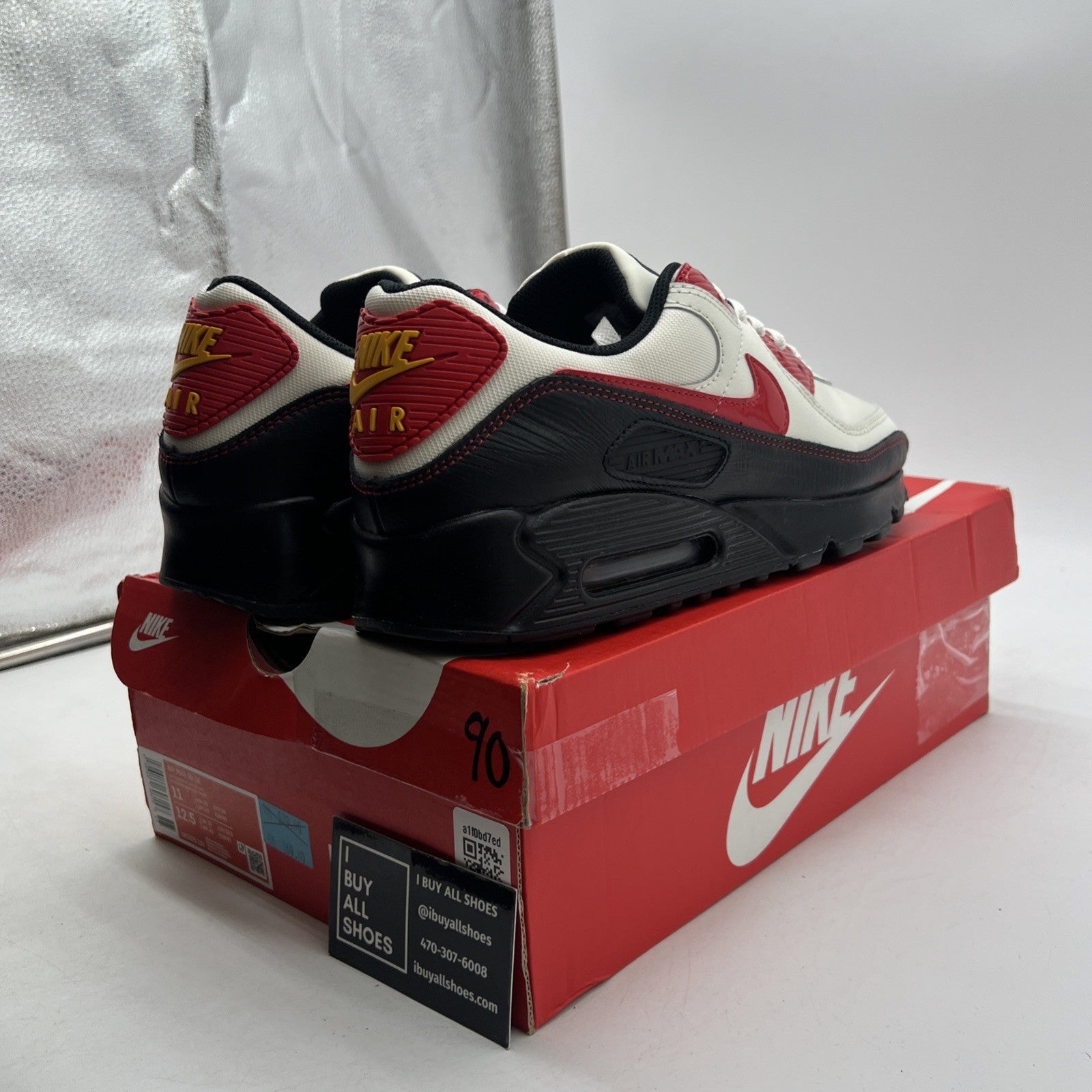Size 11 - Nike Air Max 90 SE Sail University Red (DX3276-133)