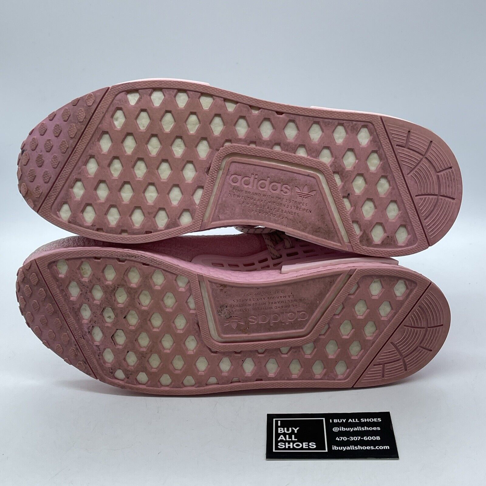 Size 12 - adidas Pharrell x NMD Human Race Pink Suede Rubber (GY0088)