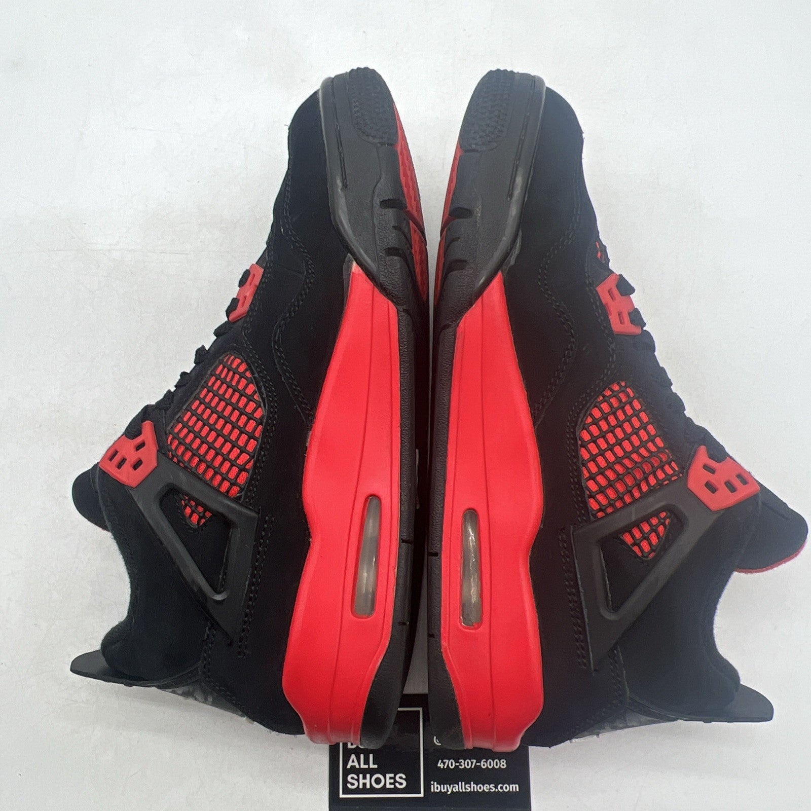 Size 6.5Y - Air Jordan 4 Retro Mid Red Thunder (408452-016)