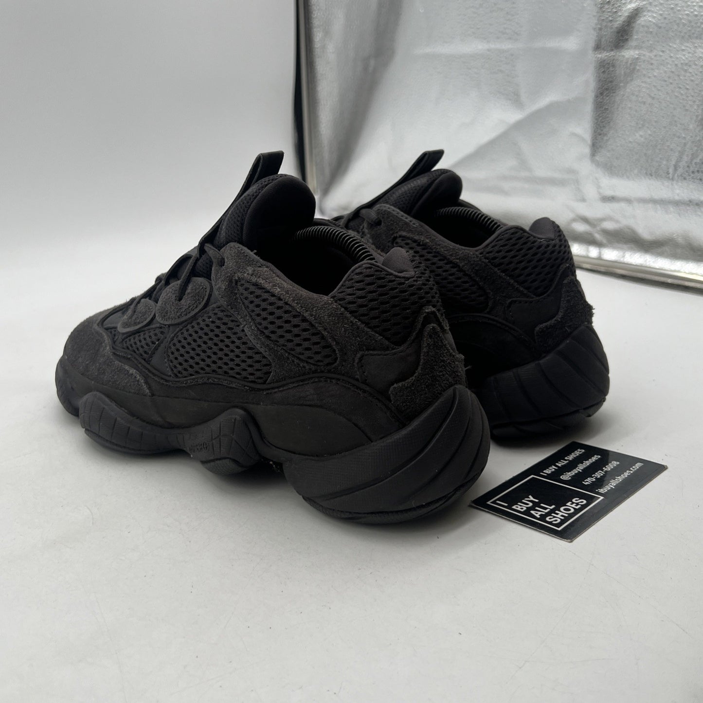 Size 9 - adidas Yeezy 500 Low Utility Black (F36640)