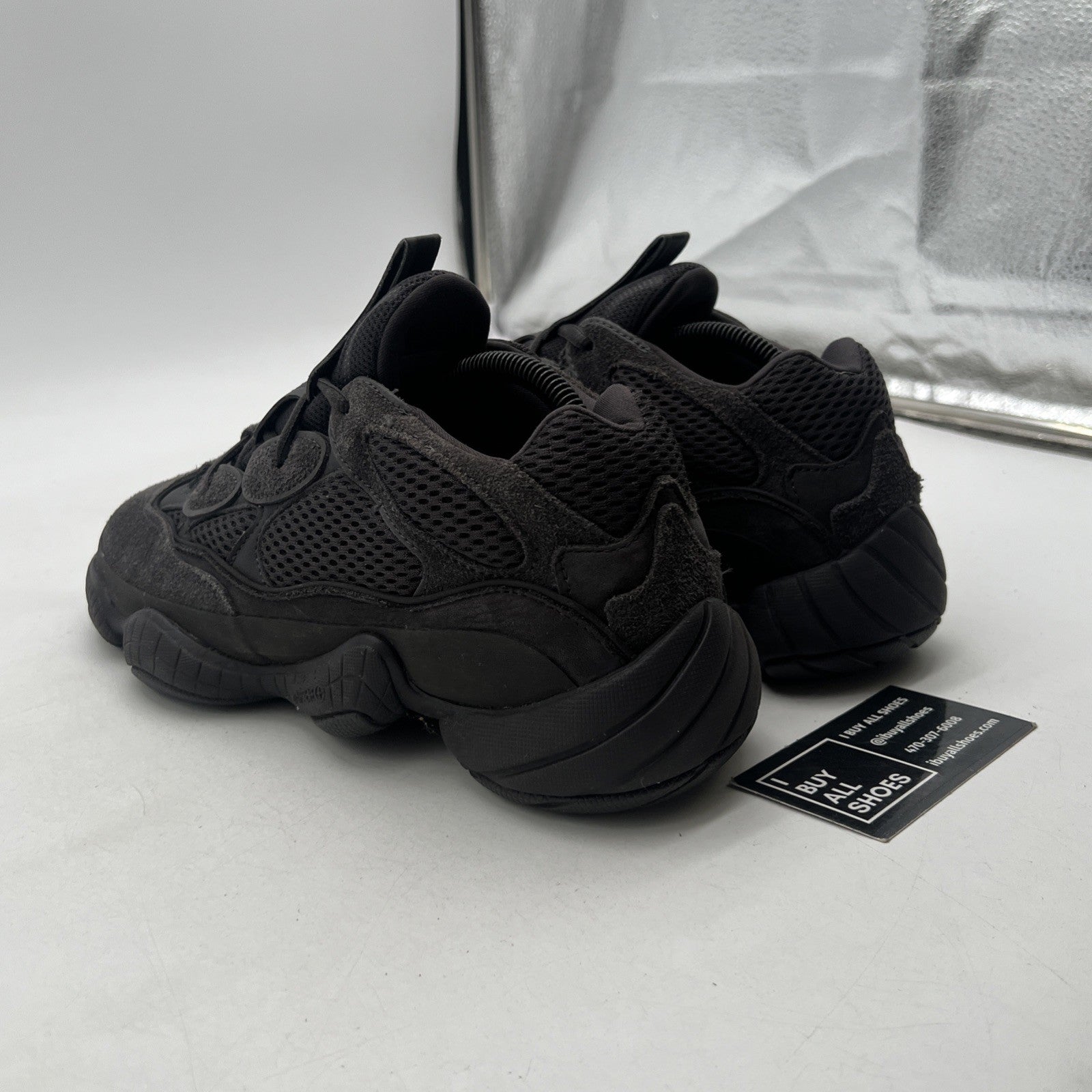 Size 9 - adidas Yeezy 500 Low Utility Black (F36640)