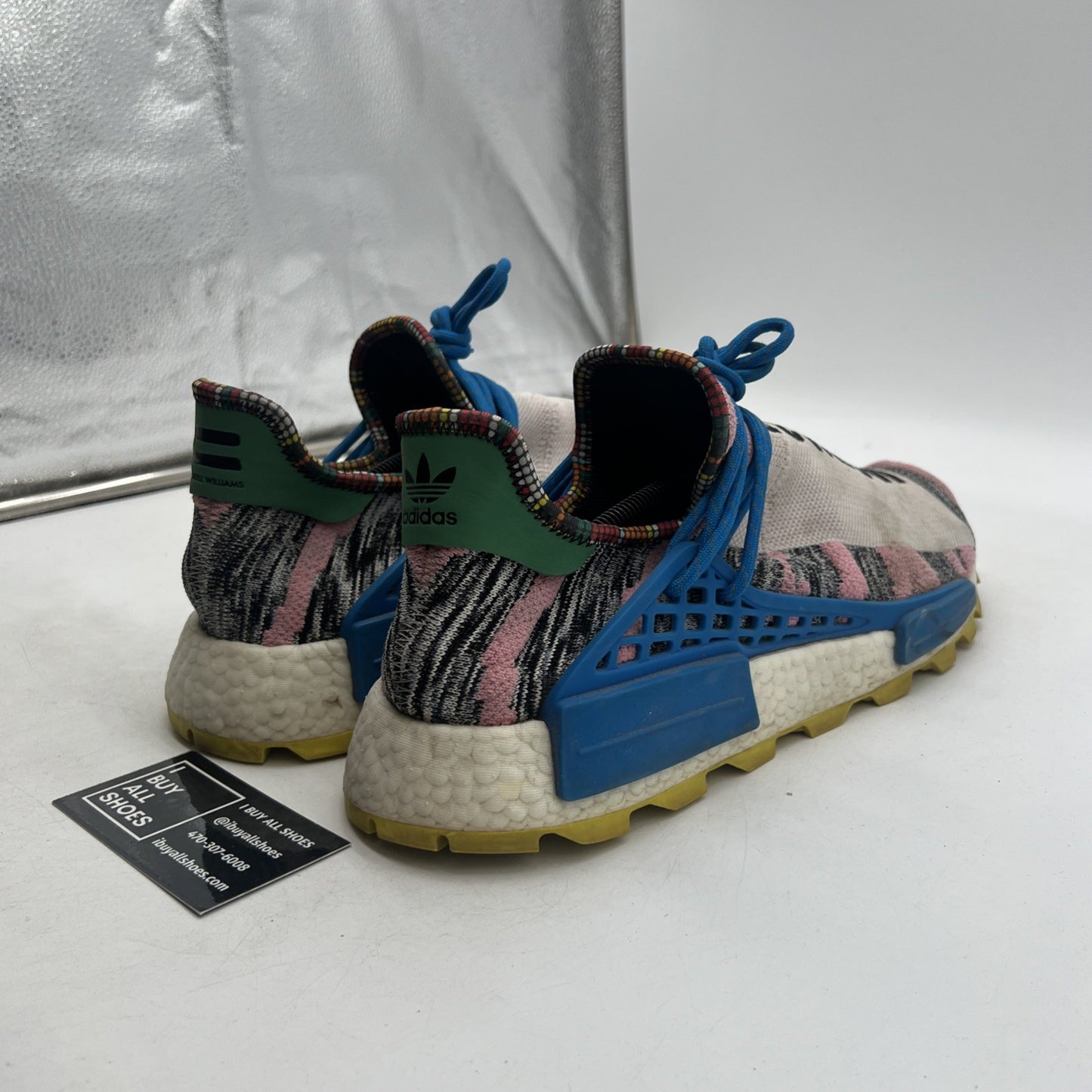 Size 14 - adidas Pharrell x NMD Human Race Trail Solar Pack (BB9531)