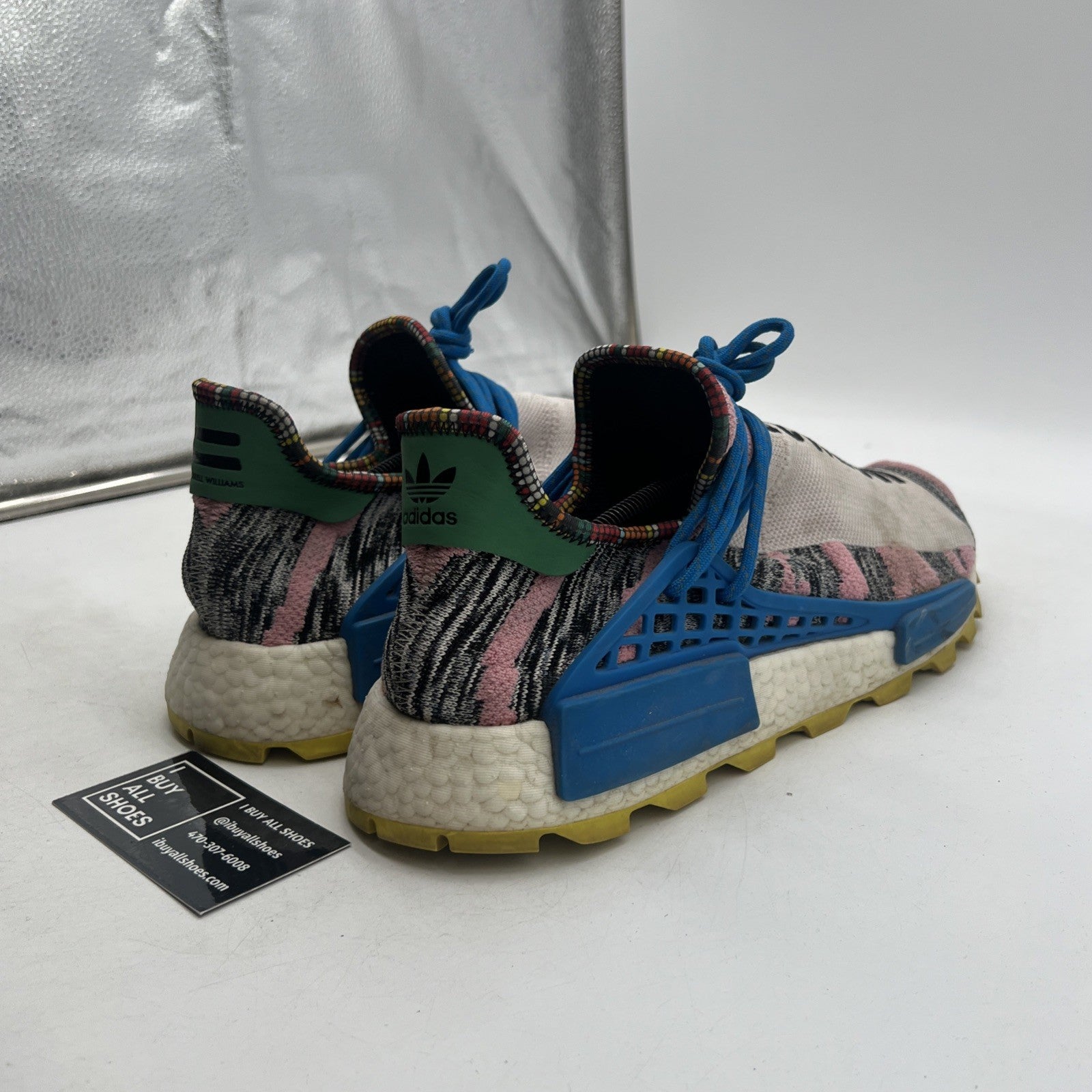 Size 14 - adidas Pharrell x NMD Human Race Trail Solar Pack (BB9531)