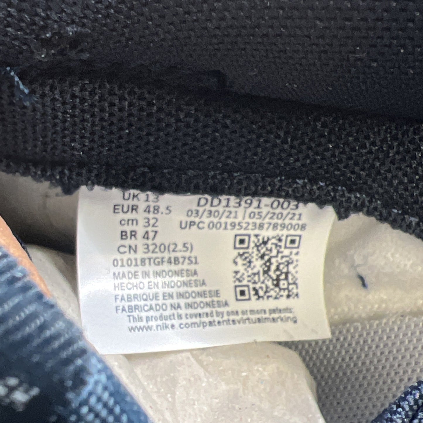 Size 14 - Nike Dunk Low Georgetown (DD1391-003)