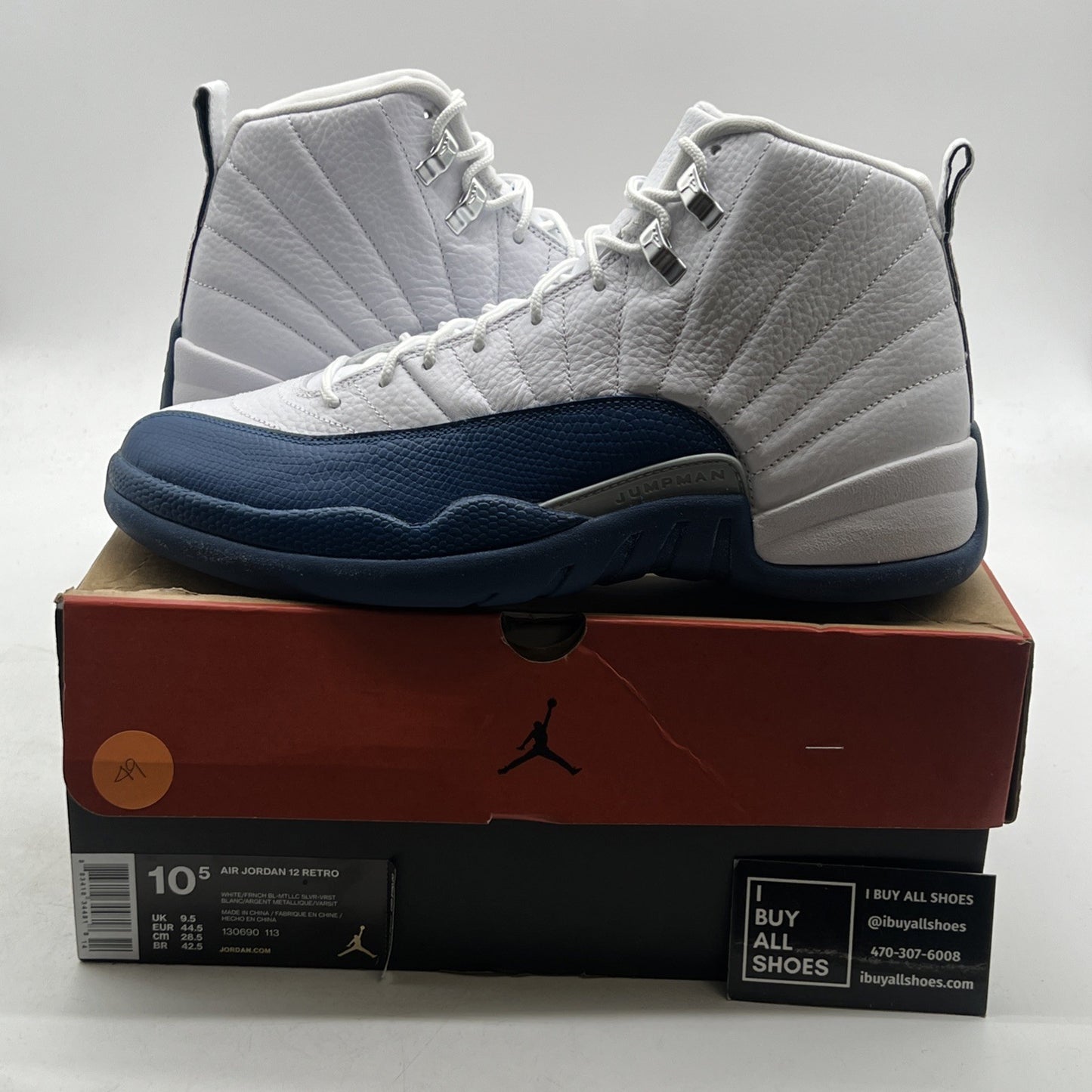 Size 10.5 - Air Jordan 12 Retro French Blue 2016 (130690-113)