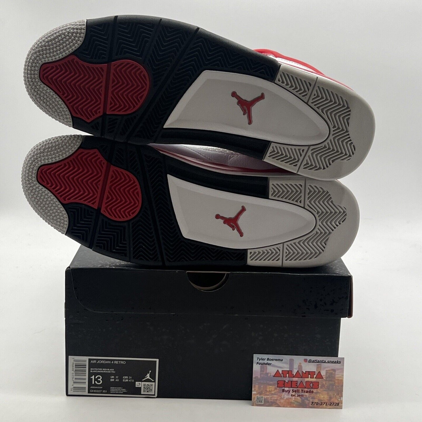 Size 13 - Air Jordan 4 Retro Mid Red Cement (DH6927-161)