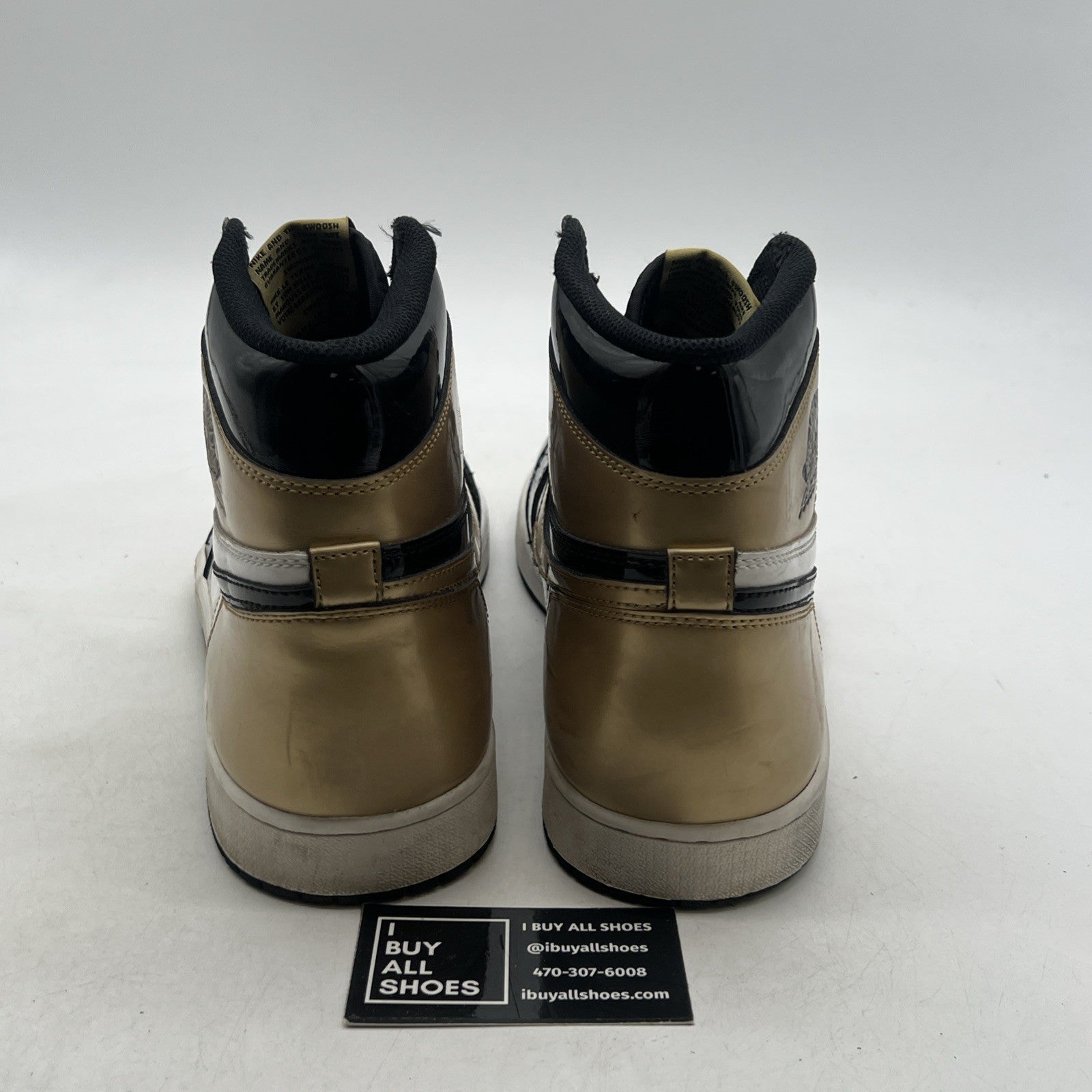 Size 14 - Air Jordan 1 Retro OG NRG High Gold Toe (861428-007)