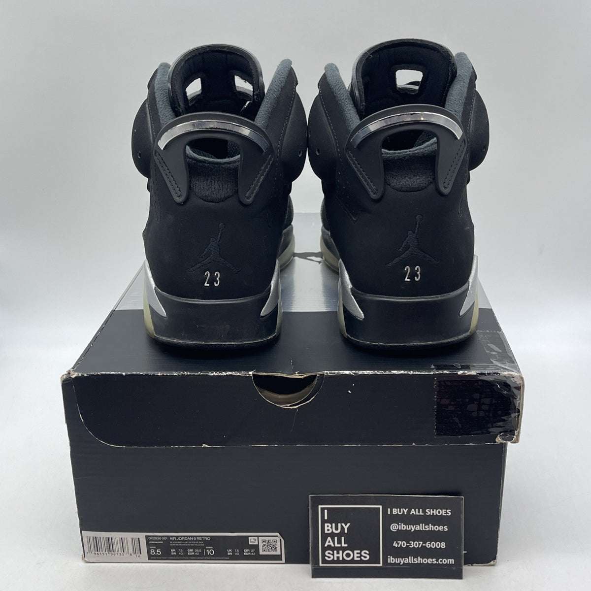 Size 8.5 - Air Jordan 6 Retro Mid Chrome (DX2836-001)