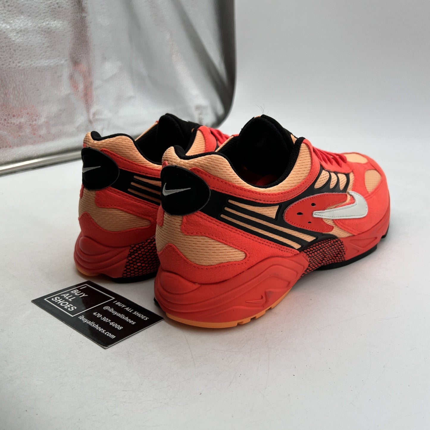 Size 12.5 - Nike Air Ghost Racer Bright Crimson (CT1515-600)
