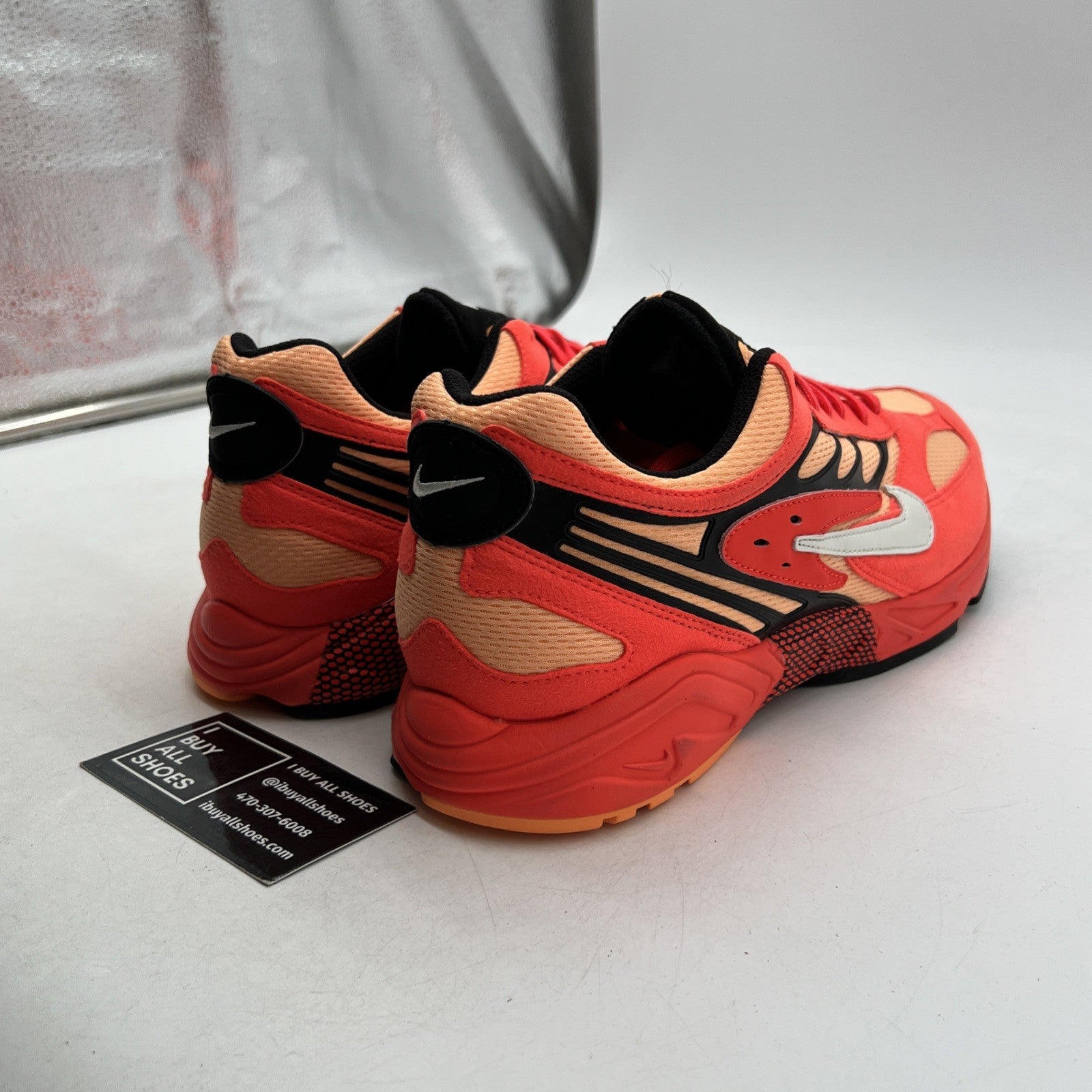 Size 12.5 - Nike Air Ghost Racer Bright Crimson (CT1515-600)