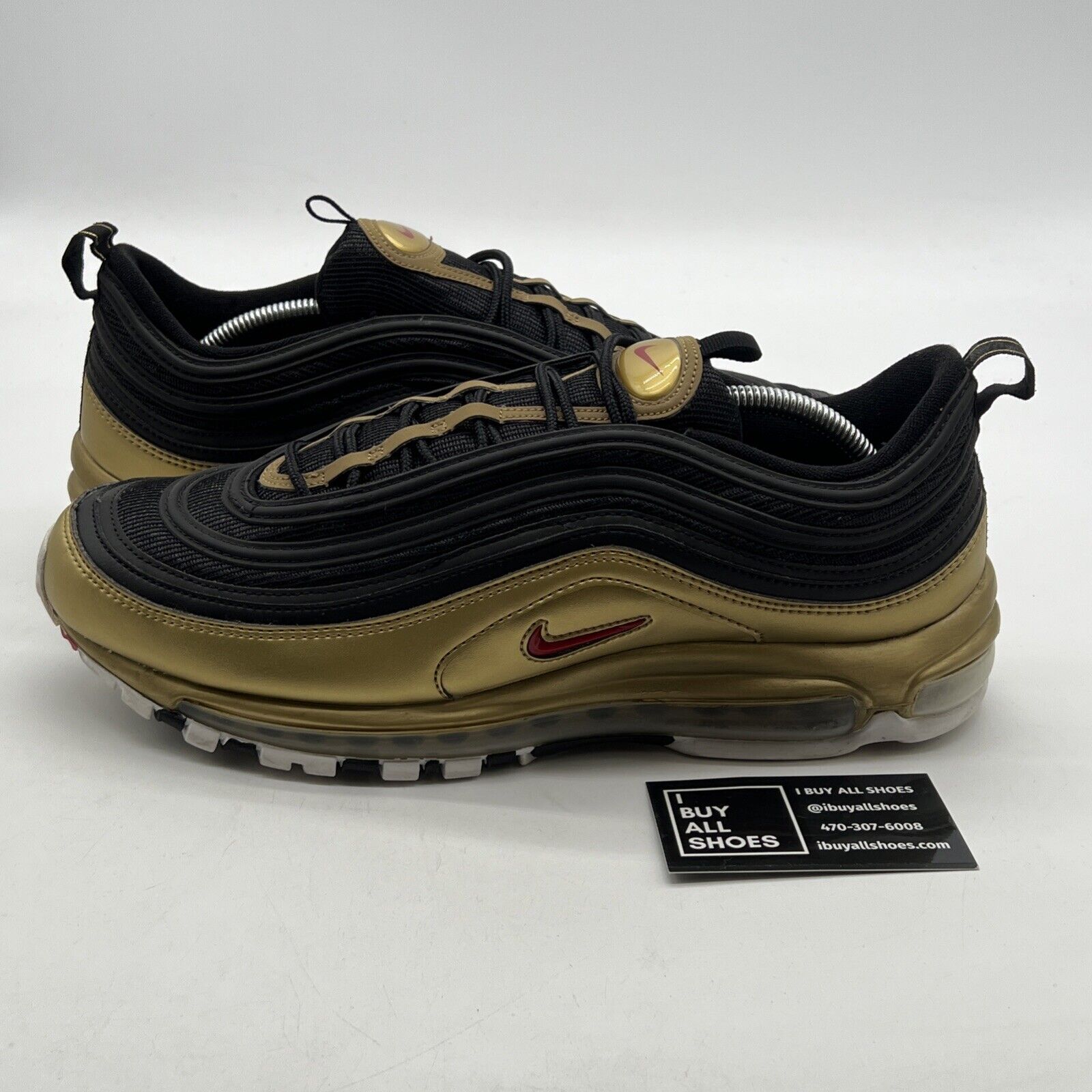 Size 12 - Nike Air Max 97 QS B-Sides Metallic Gold (AT5458-002)