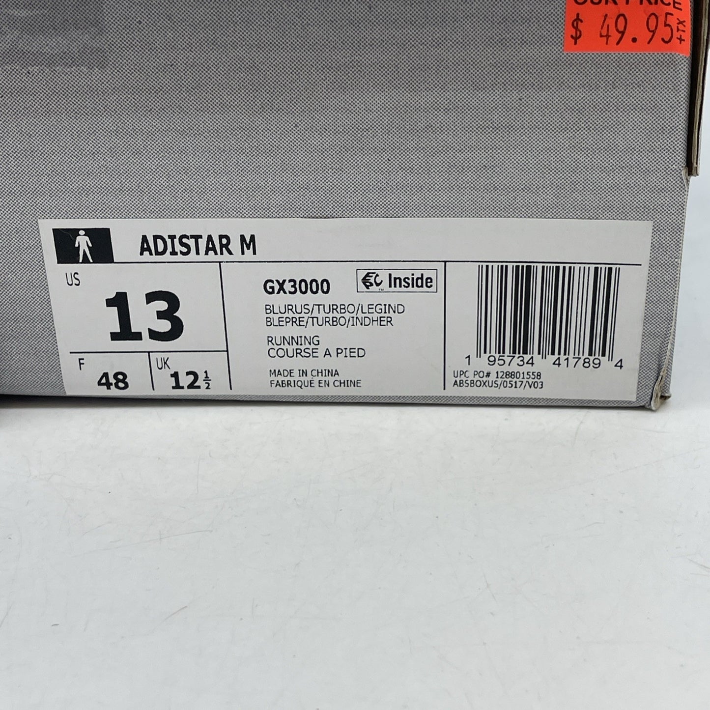 Size 13 - Adidas Adistar Blue Rush Turbo (GX3000)