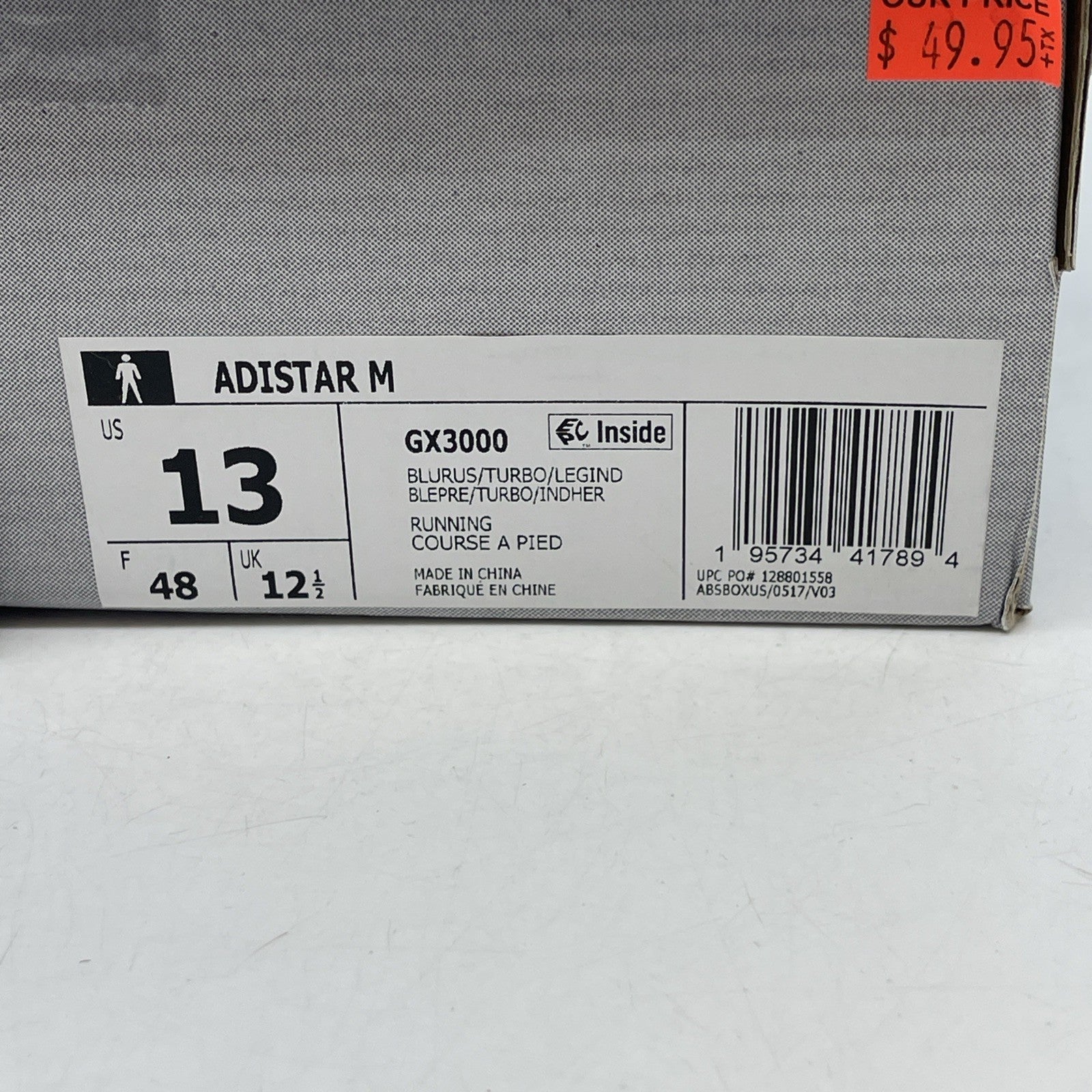 Size 13 - Adidas Adistar Blue Rush Turbo (GX3000)