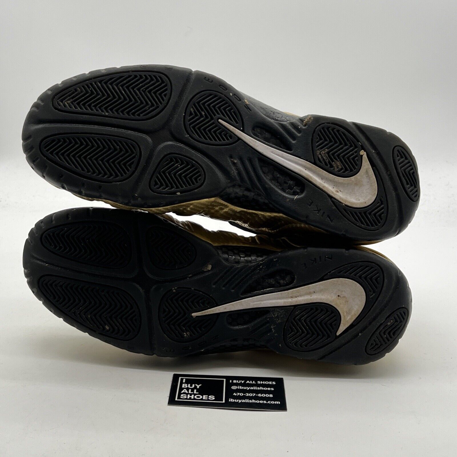 Size 13 - Nike Air Foamposite Pro Metallic Gold (624041-701)