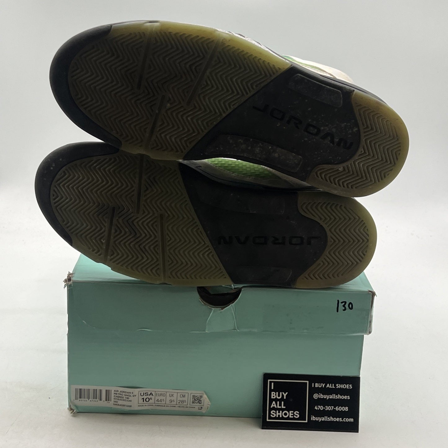 Size 10.5 - Air Jordan 5 Retro Island Green (CN2932-100)