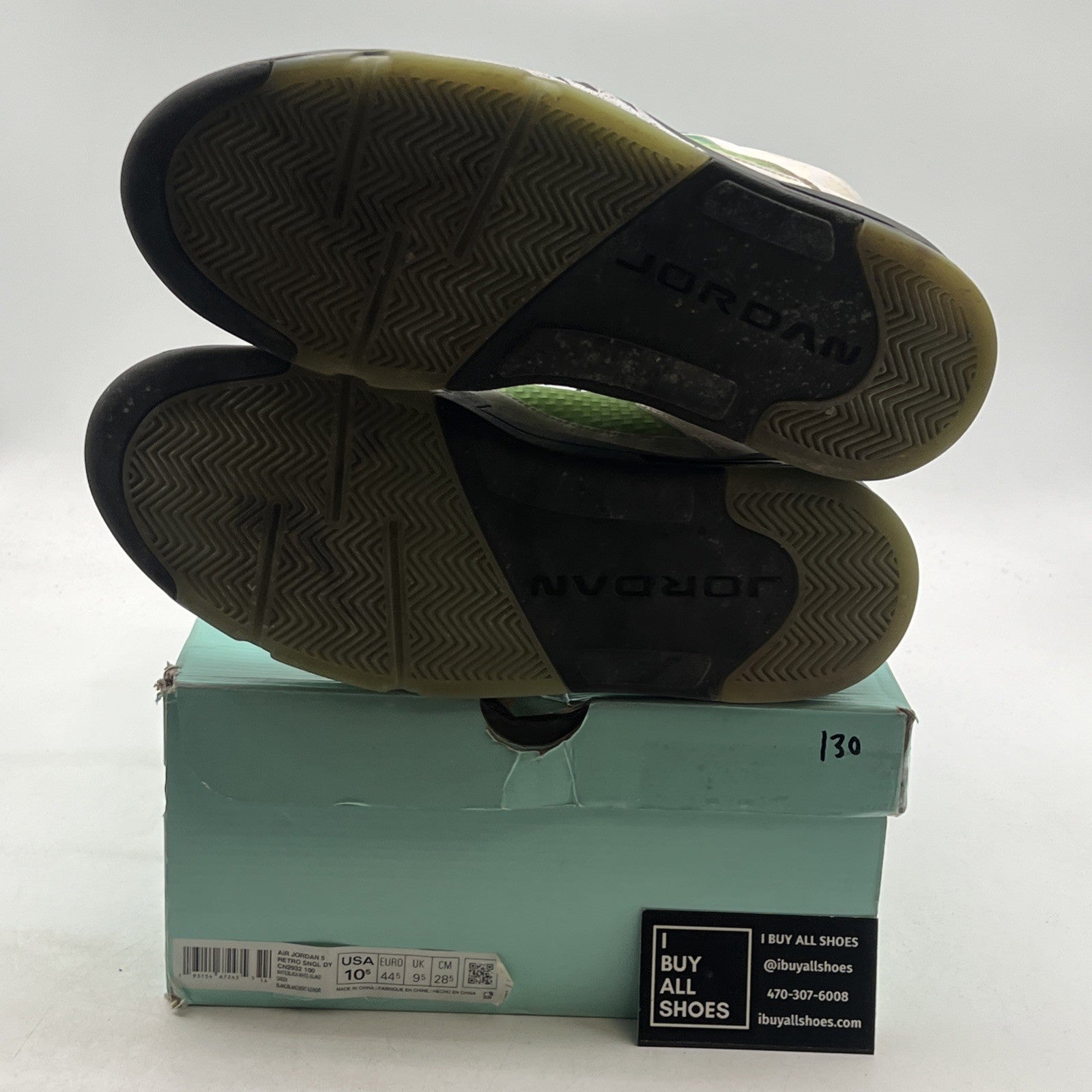 Size 10.5 - Air Jordan 5 Retro Island Green (CN2932-100)