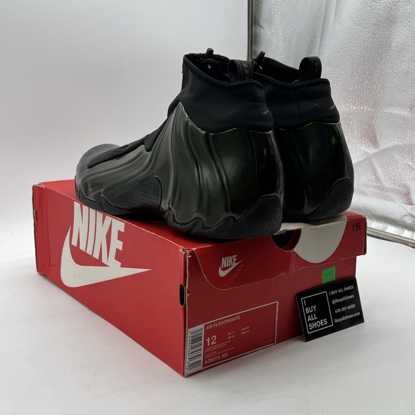 Size 12 - Nike Air Flightposite One Legion Green (AO9378-300)