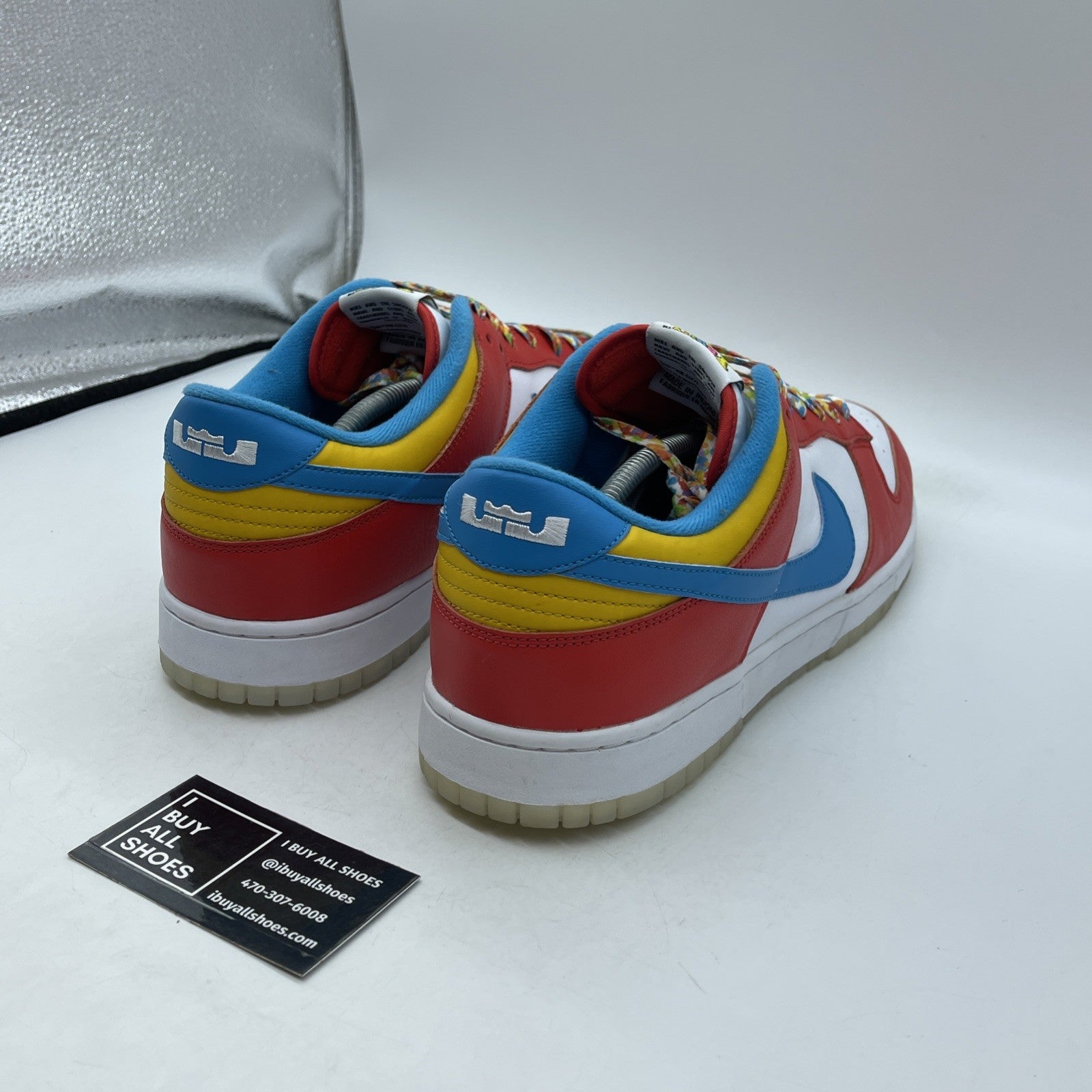 Size 14 - Nike Dunk Low x LeBron James x Fruity Pebbles Red (DH8009-600)