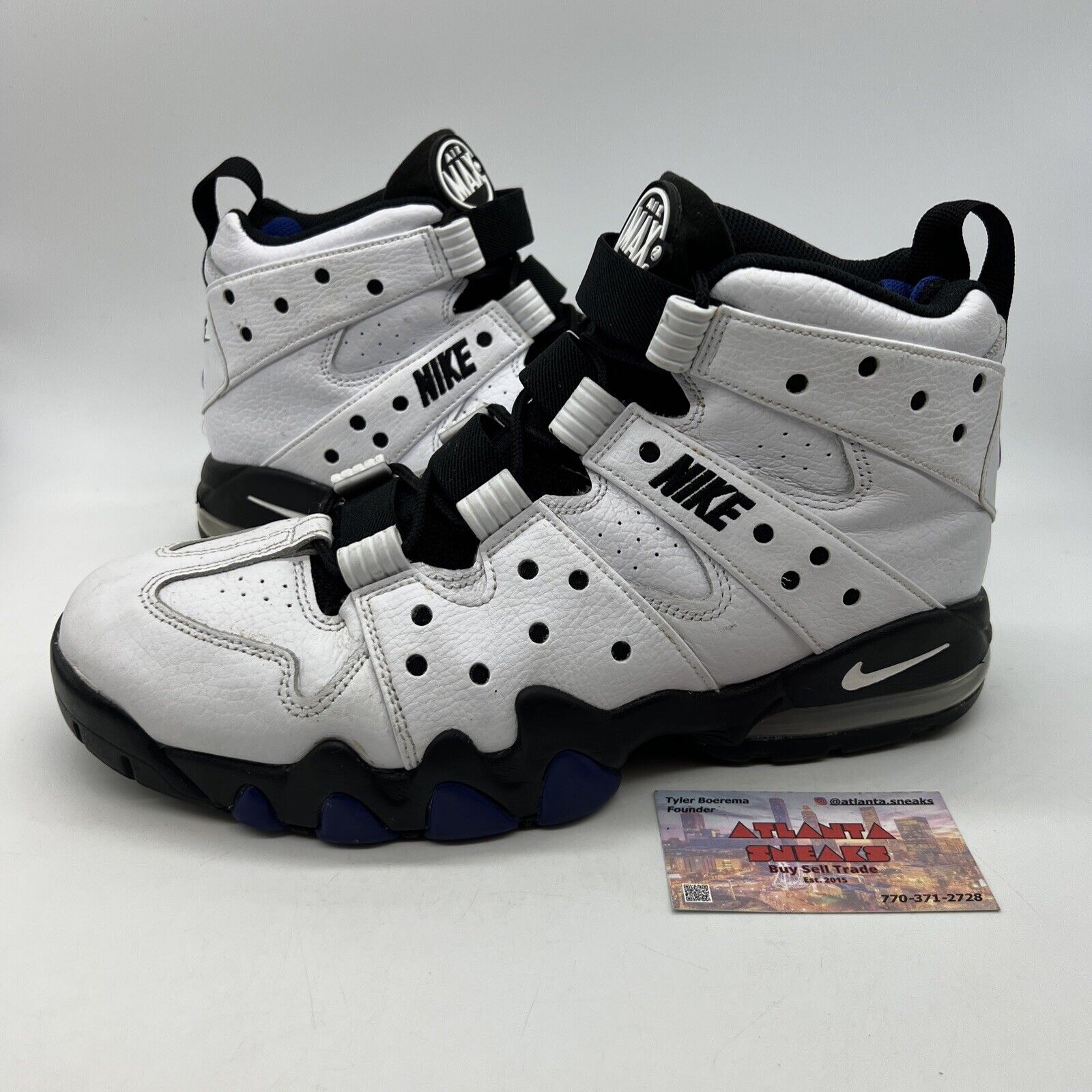 Size 11 - Nike Air Max 2 CB 94 Retro 2021 Old Royal White Leather (DD8557-100)