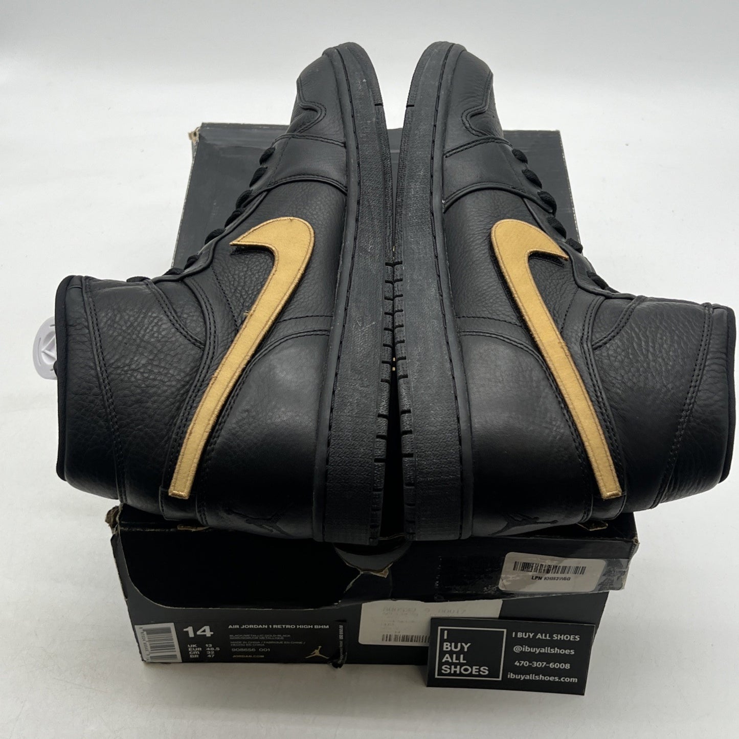 Size 14 - Air Jordan 1 Retro 2017 High BHM (908656-001)
