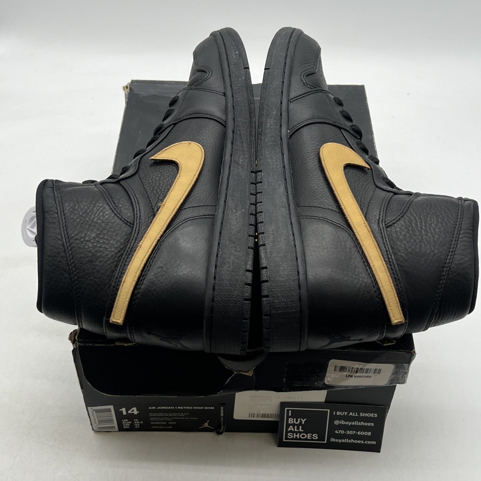 Size 14 - Air Jordan 1 Retro 2017 High BHM (908656-001)