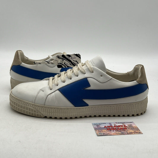 Size 11 - OFF WHITE Arrow Sneaker Low Top Blue White (OMIA177E20LEA0010145)