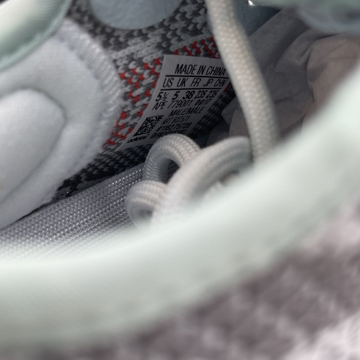 Size 5.5 - adidas Yeezy Boost 350 V2 Low Blue Tint Suede (B37571)