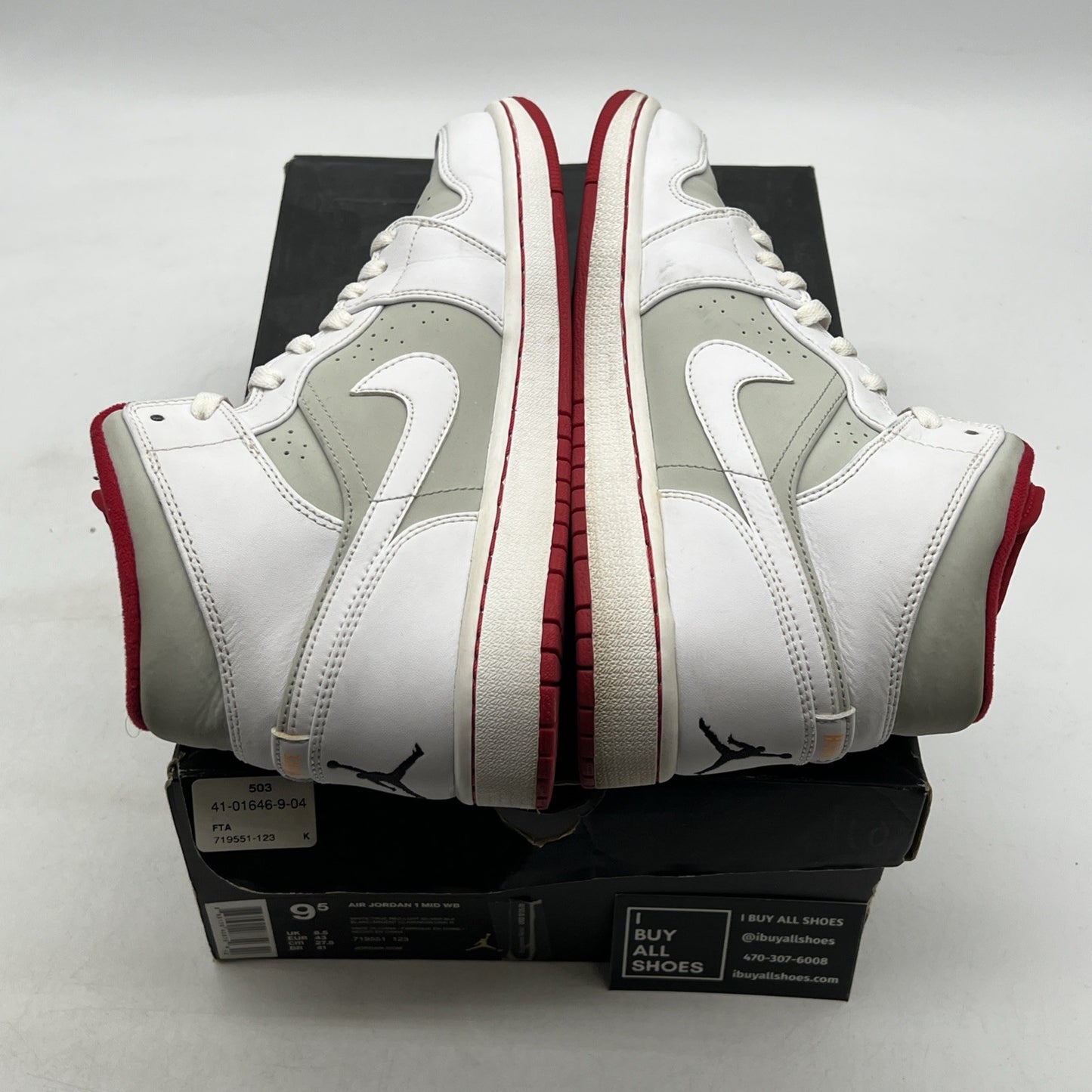 Size 9.5 - Air Jordan 1 2015 Mid Hare (719551-123)
