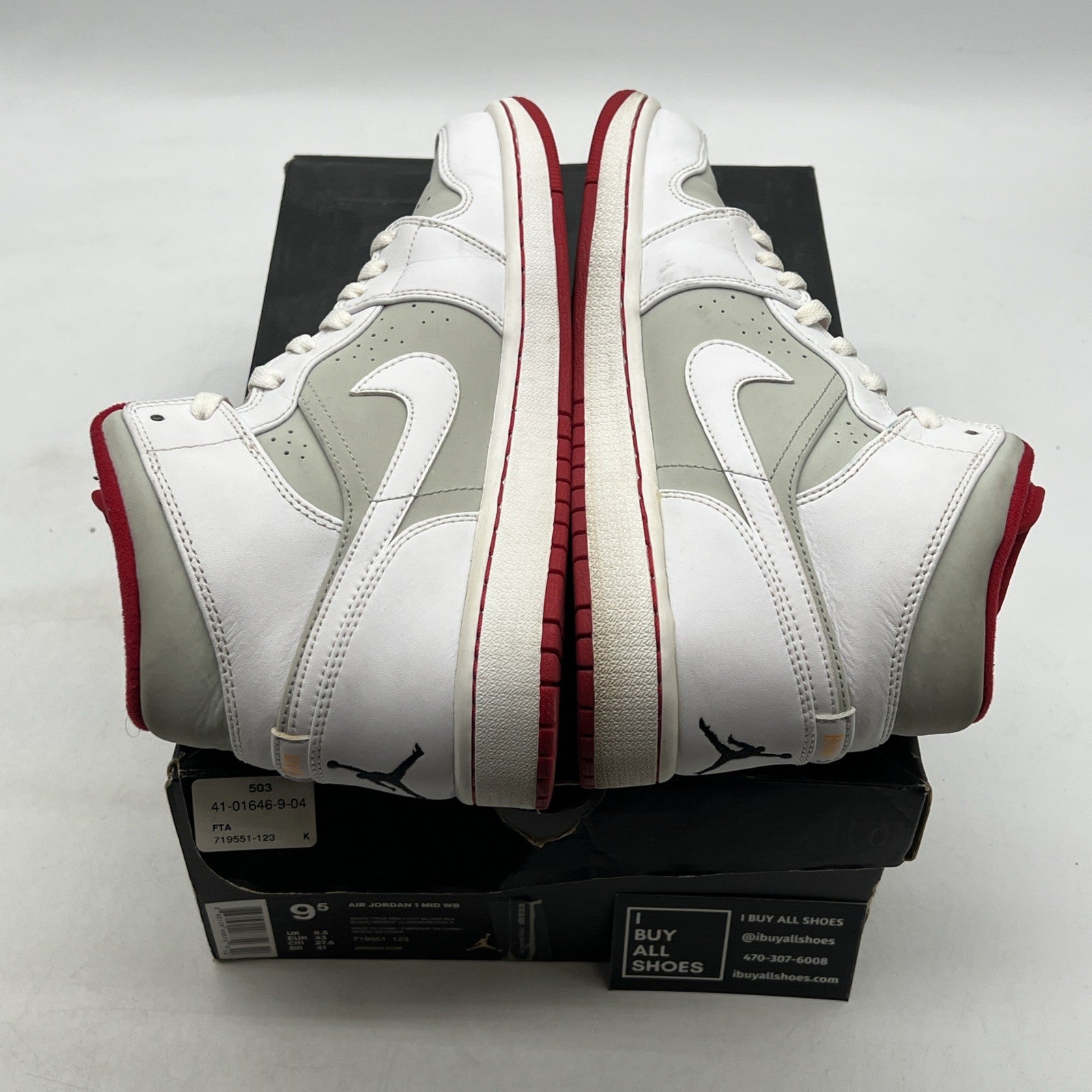 Size 9.5 - Air Jordan 1 2015 Mid Hare (719551-123)
