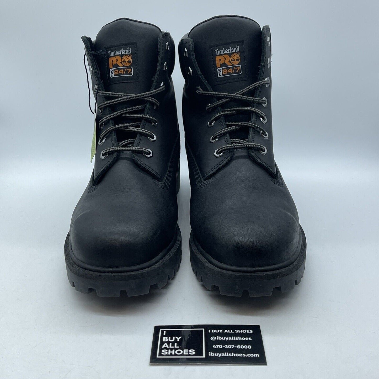 Size 12W - Timberland Pro Mens DIRECT ATTACH 6 Inch Black Steel Toe Waterproof