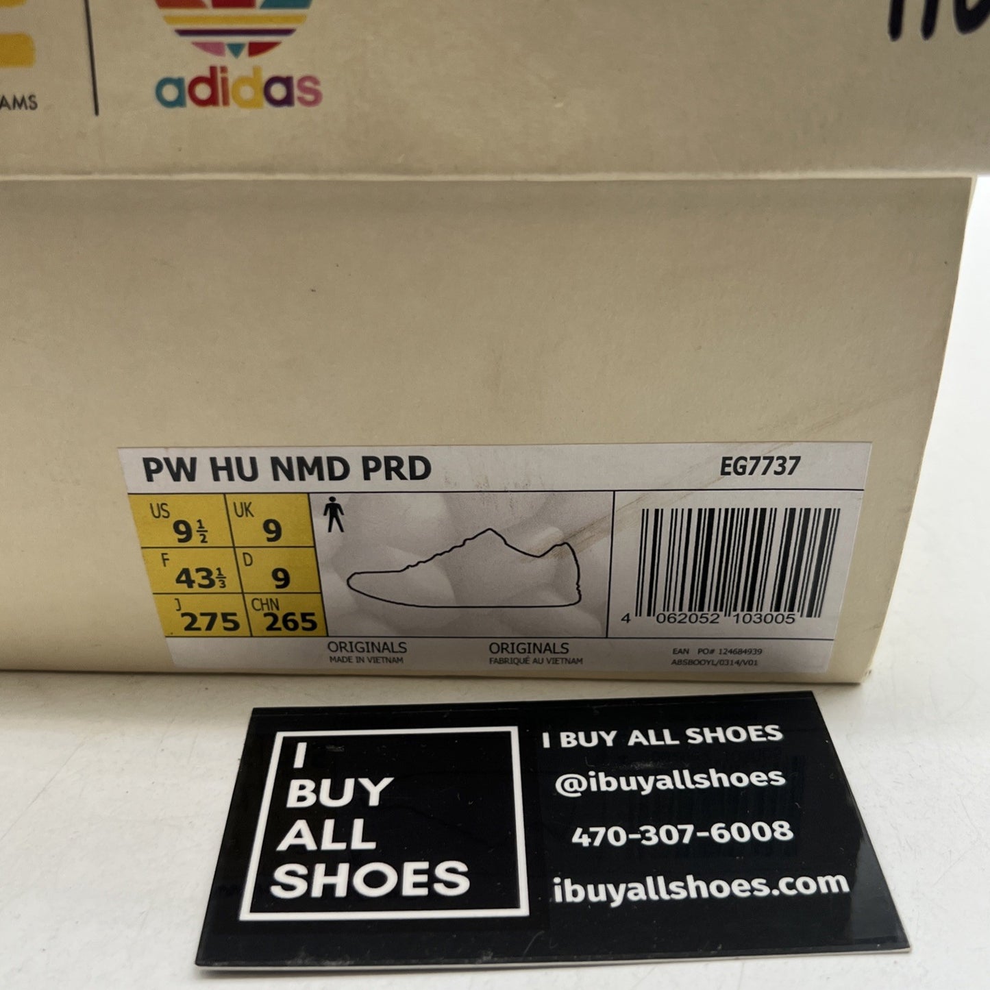 Size 9.5 - Adidas Pharrell x NMD Human Race Trail PRD Now Is Her Time (EG7737)