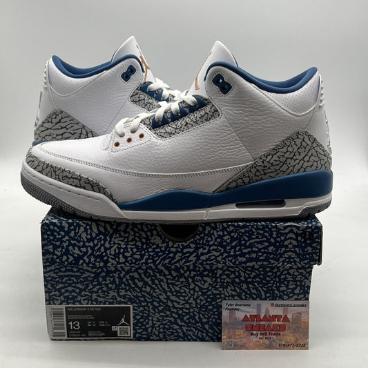 Size 13 - Air Jordan 3 Retro Mid Washington Wizards (CT8532-148)